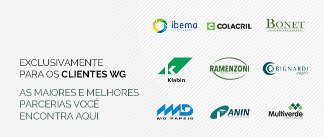 [BRASIL] – WG Papéis – As maiores e melhores parcerias do mercado estão aqui!
